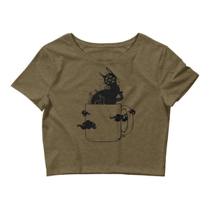 Black Cat, Women’s Crop Top