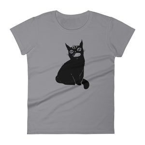 Hungry Cat, Ladies T-Shirt