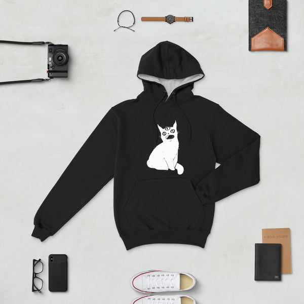 Third Eye Black Cat, Hoodie, Black