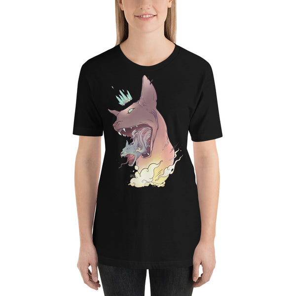 Sphynx Cat, Unisex T-Shirt, Black