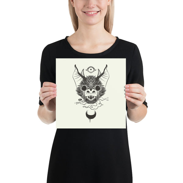 Bat, Matte Art Print Poster