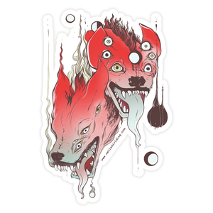 Hyenas, Clear Sticker