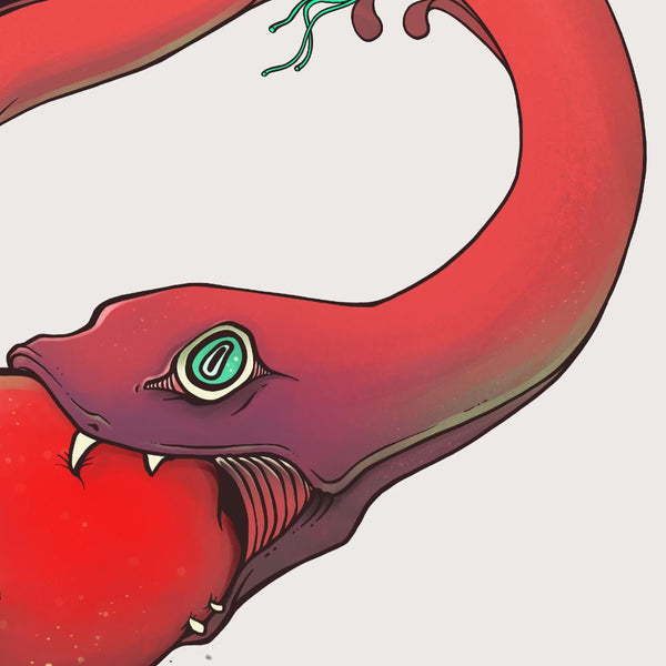Snake Uterus Lilith, Matte Art Print Poster