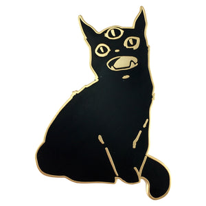 Third Eye Black Cat, Enamel Pin