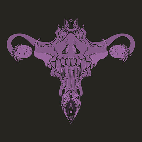 The Death Metal Uterus, Matte Art Print Poster