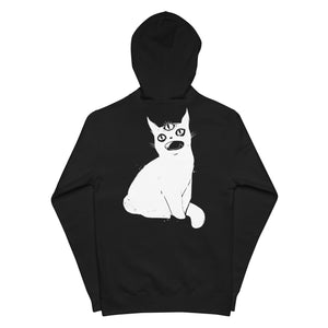 Third Eye Cat, Unisex Fleece Zip-Up Hoodie