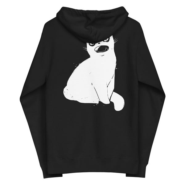 Third Eye Cat, Unisex Fleece Zip-Up Hoodie