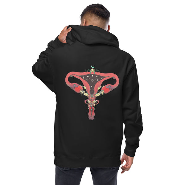 Lilith, Unisex Fleece Zip-Up Hoodie