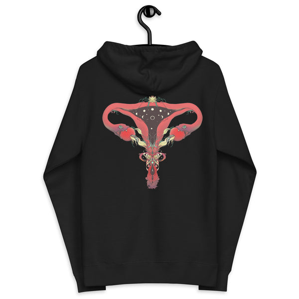 Lilith, Unisex Fleece Zip-Up Hoodie