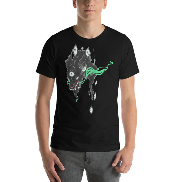 Green Wolf, Unisex T-Shirt