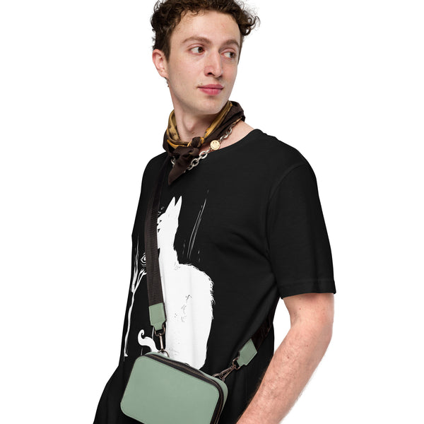 White Cat And Witch, Unisex T-Shirt