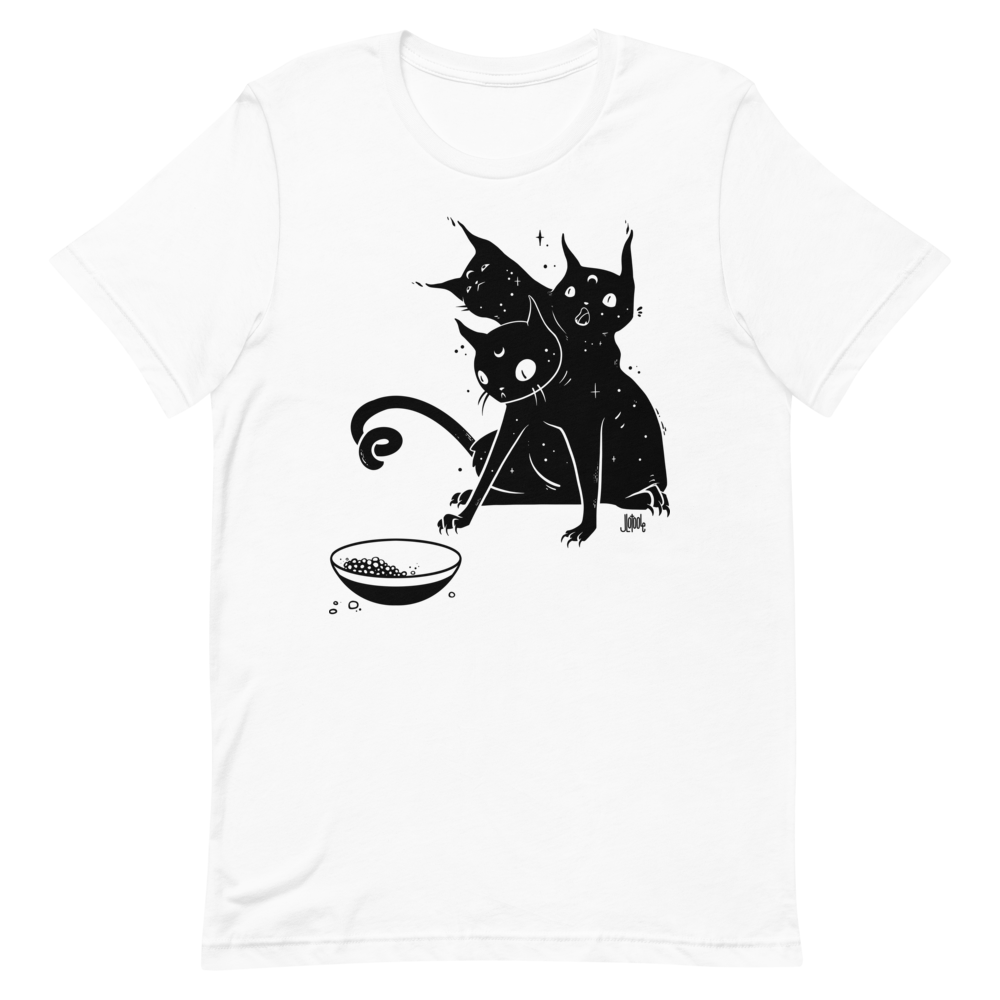 Three Headed Cat, Unisex T-Shirt