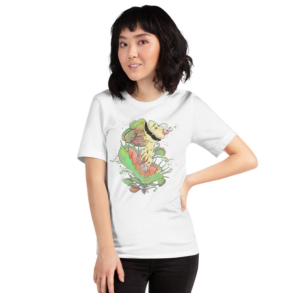 Venus Fly Trap Girl, Unisex T-Shirt