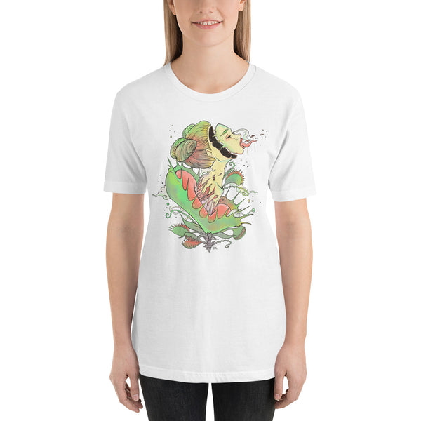 Venus Fly Trap Girl, Unisex T-Shirt