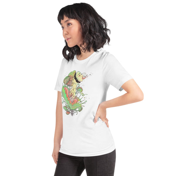 Venus Fly Trap Girl, Unisex T-Shirt