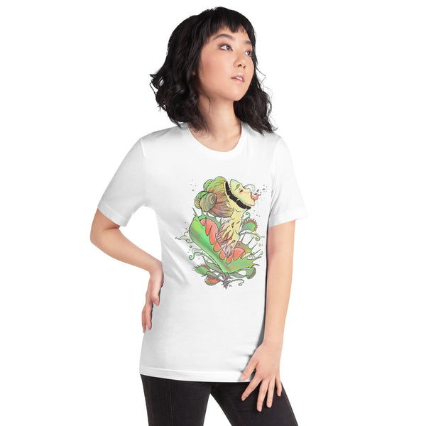 Venus Fly Trap Girl, Unisex T-Shirt