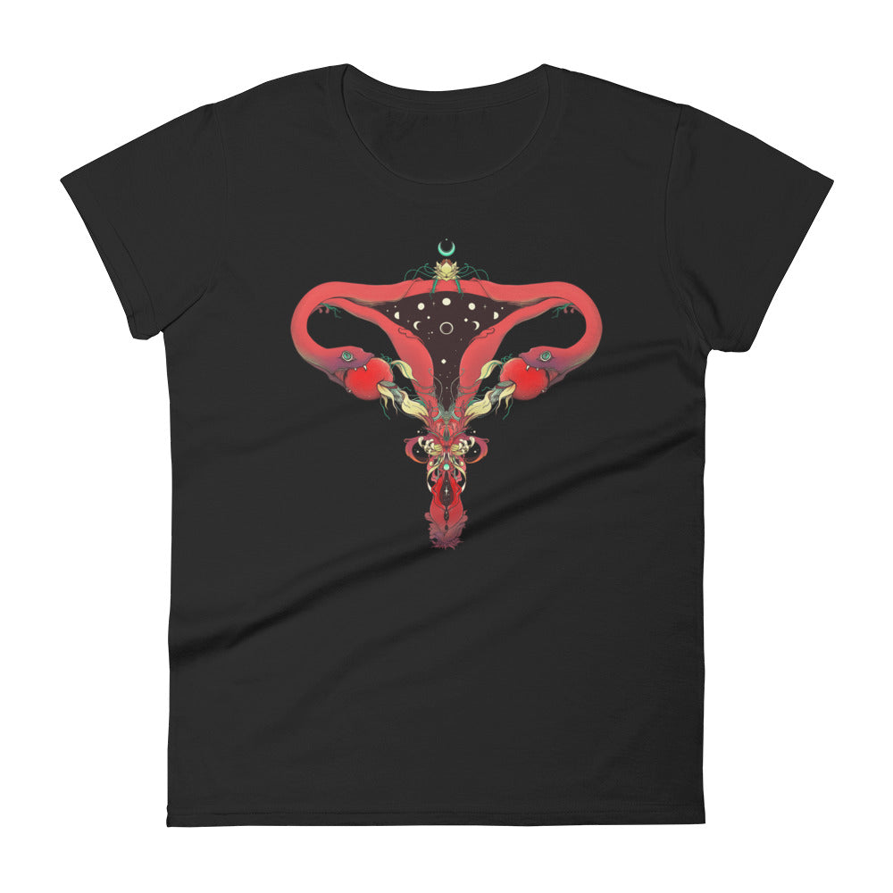 Lilith, Ladies T-Shirt, Black Or White