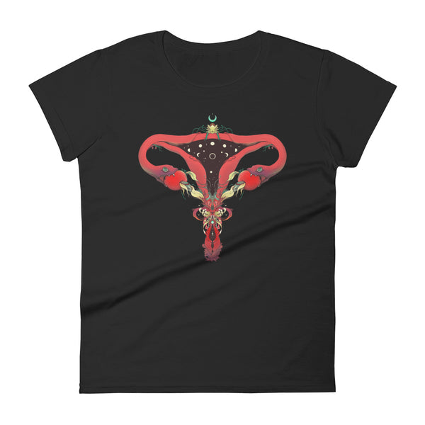Lilith, Ladies T-Shirt, Black Or White