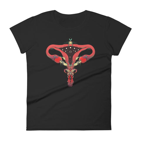 Lilith, Ladies T-Shirt, Black Or White