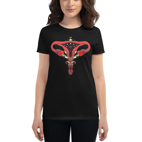 Lilith, Ladies T-Shirt, Black Or White