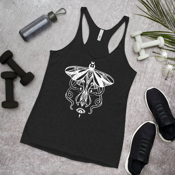 Luna Moth, Racerback Tank Top