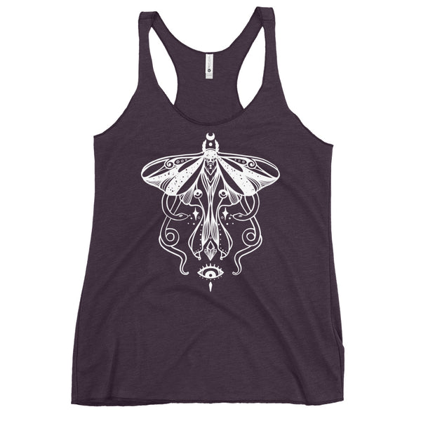 Luna Moth, Ladies Racerback Tank Top